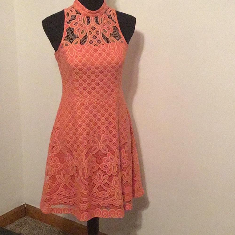 Adorable coral dress